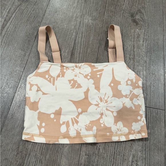 LAST PRICE🍒🤍 AERIE floral light sport bra ✨ - Picture 7 of 7